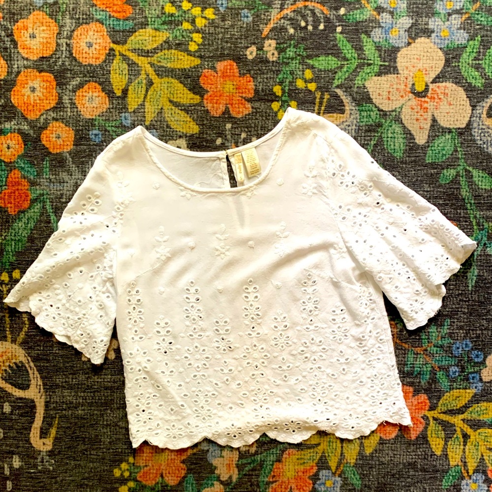 Eyelet Lace Top